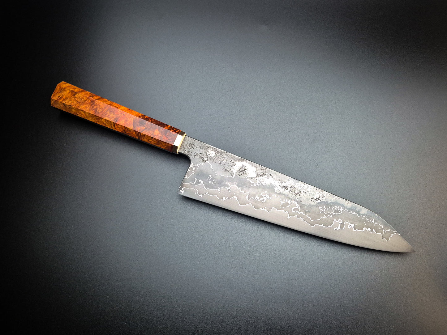 52100 Iron Multi-Clad Gyuto