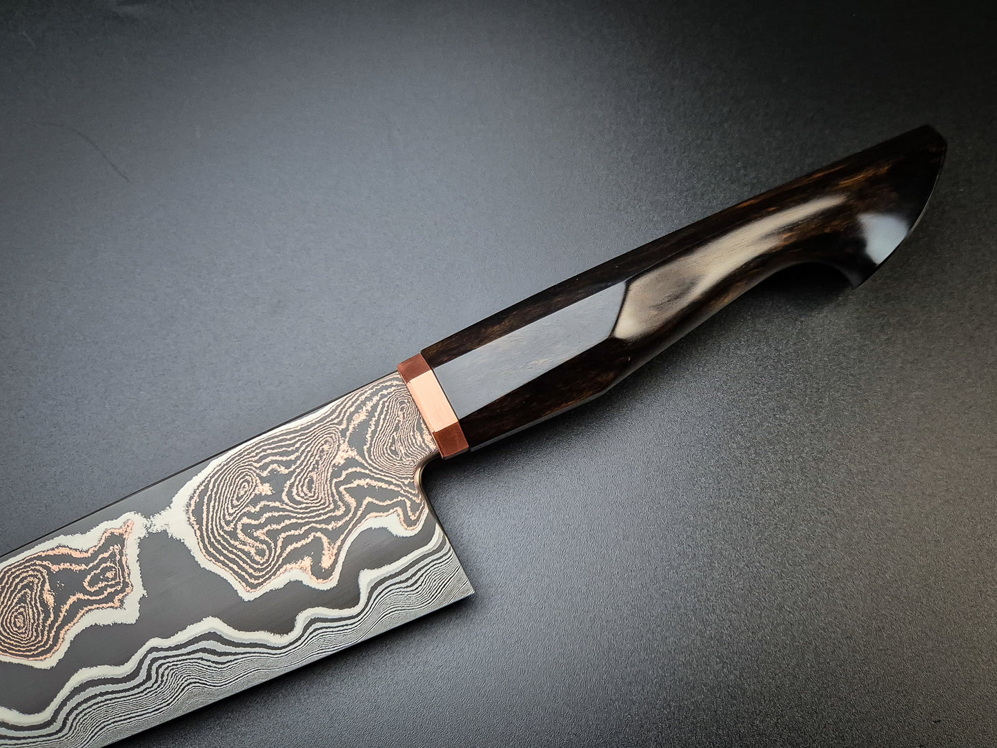 Copper Damascus Gyuto