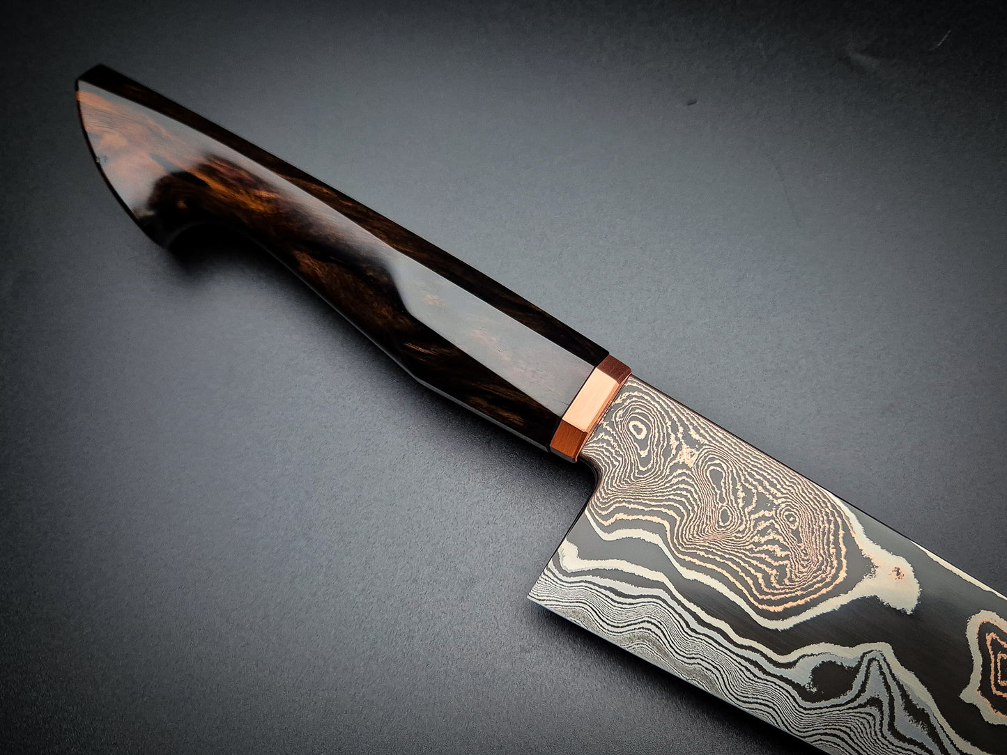 Copper Damascus Gyuto