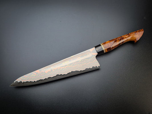 Fullered Rainbow Gyuto