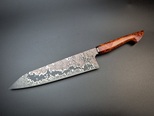 Copper Damascus Gyuto