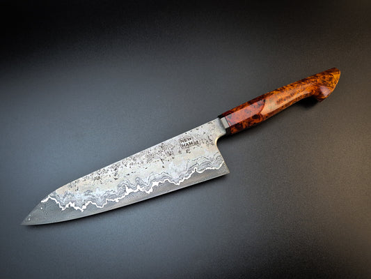 Wrought and Damascus Gyuto