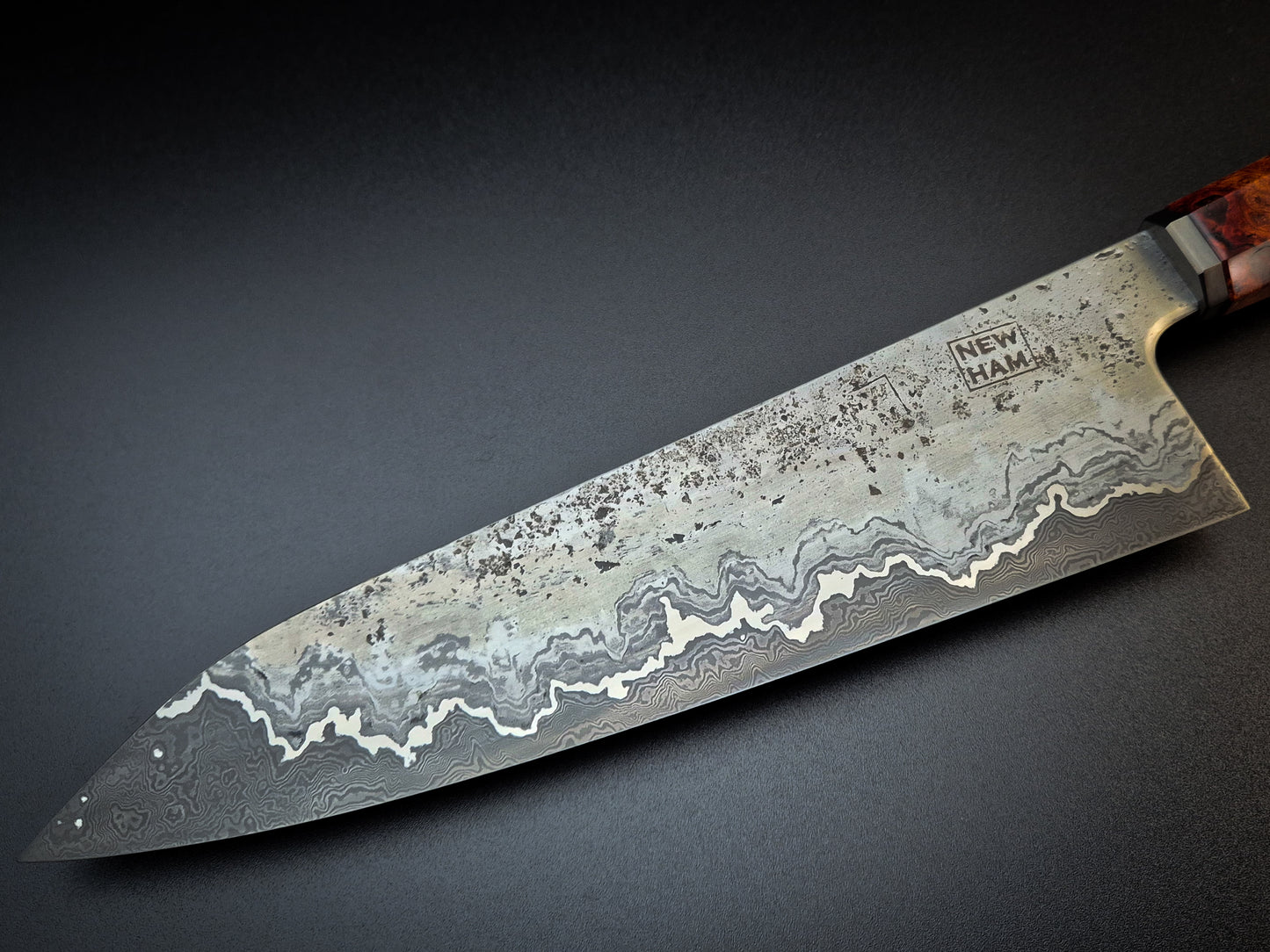 Wrought and Damascus Gyuto
