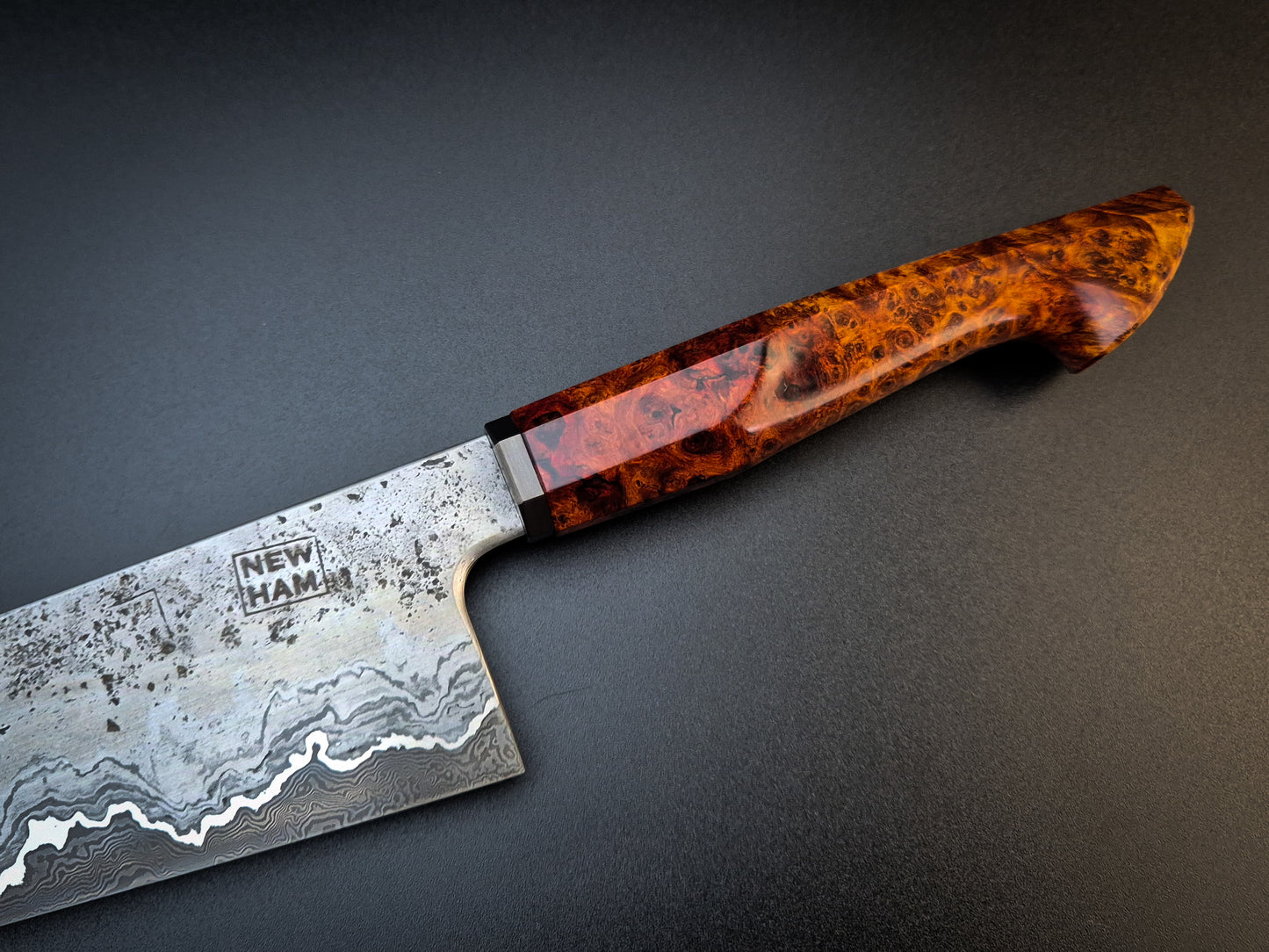 Wrought and Damascus Gyuto