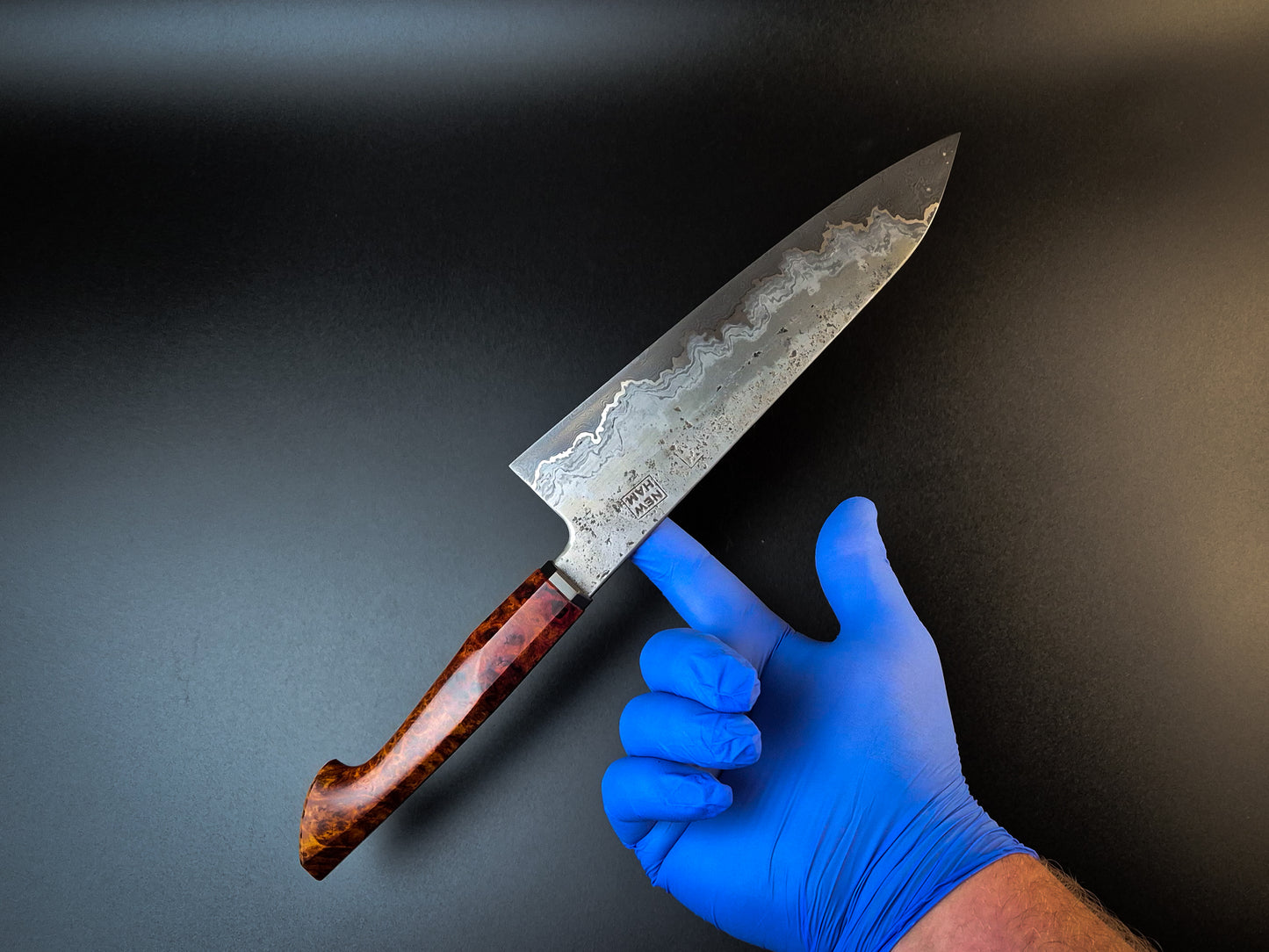 Wrought and Damascus Gyuto