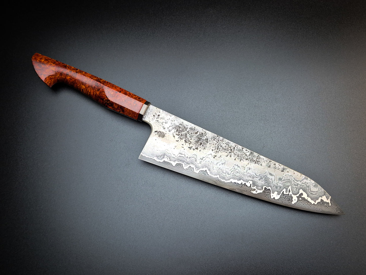 Wrought and Damascus Gyuto