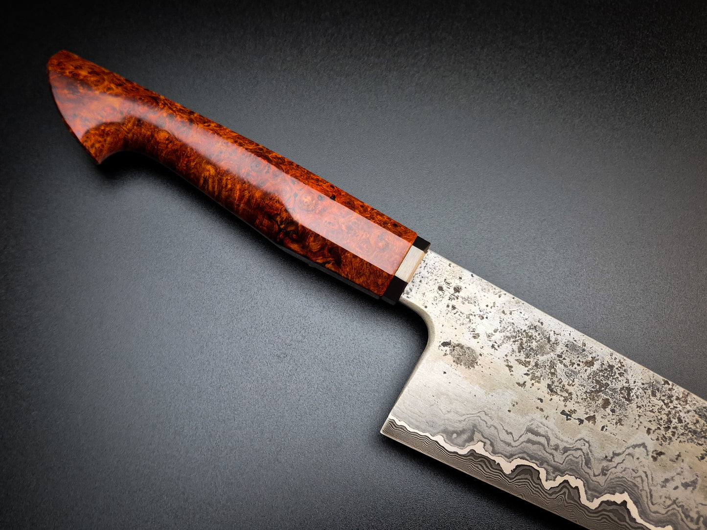 Wrought and Damascus Gyuto