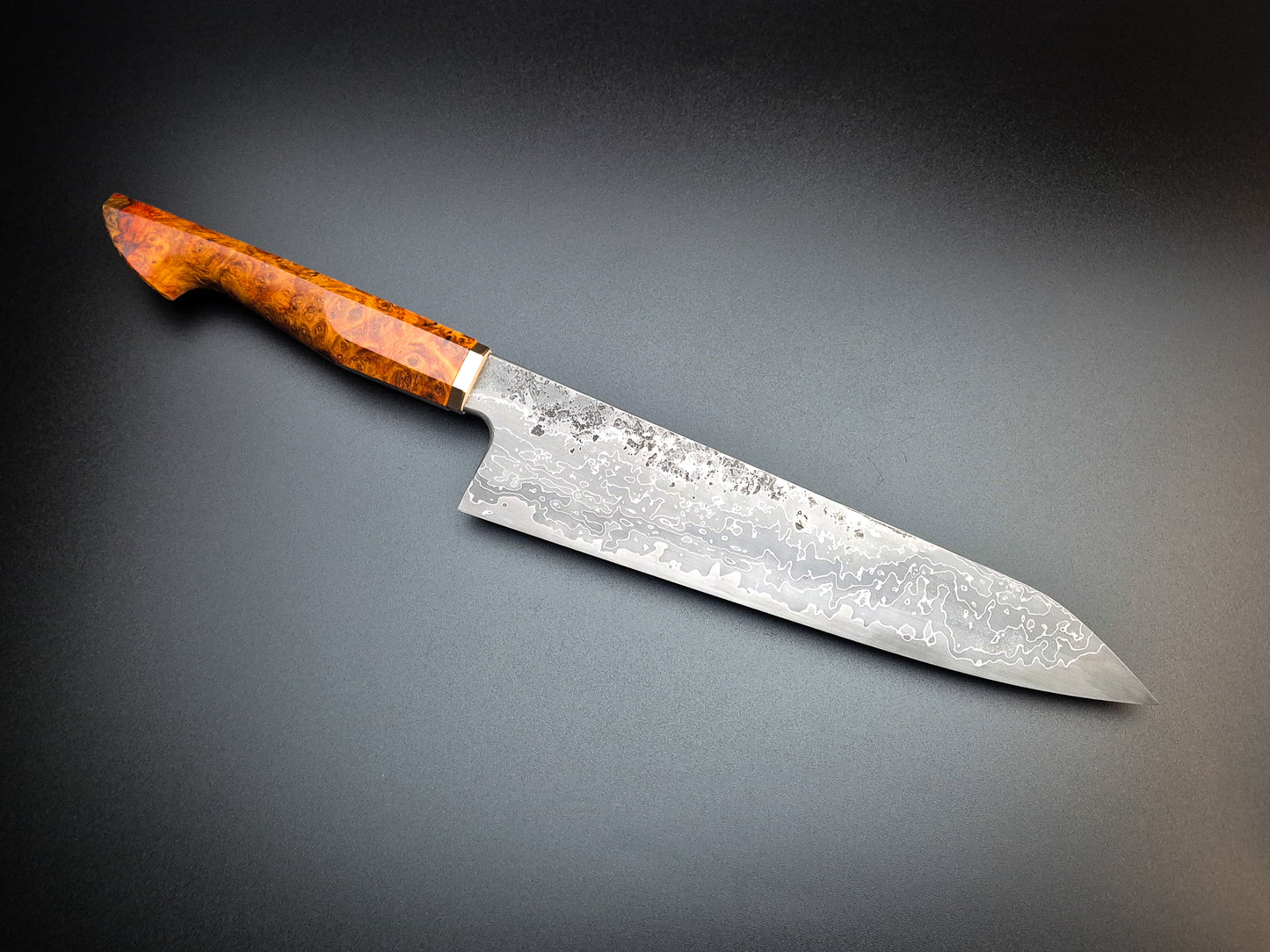 White 2 Iron Multi-clad Gyuto