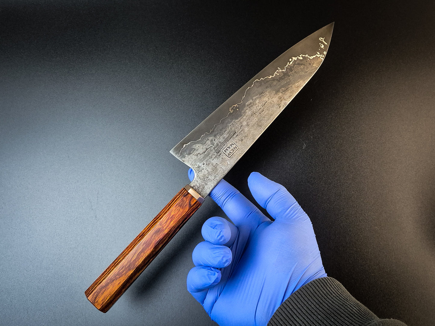 Blue 2 and Wrought Gyuto